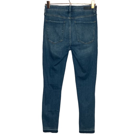 Abercrombie & Fitch 6 Regular 28 Simone High Rise Ankle Distressed Skinny Jeans - Picture 2 of 4